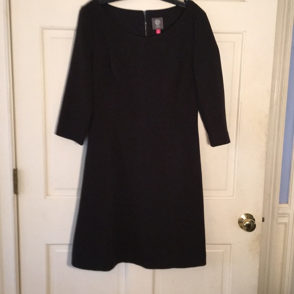 Black Vince Camino Size 12 Knee Length Dress